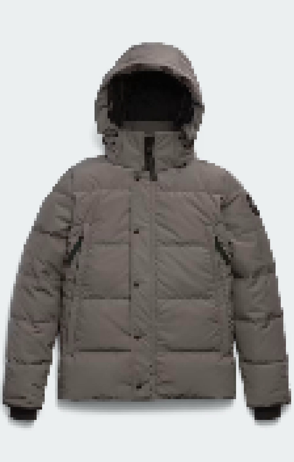 Grey Fur Parka Black Badge